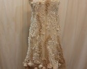 Limited Edition Custom Made Beaded Embroidery Wedding Dress