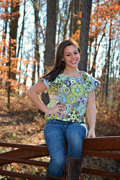 INSTANT DOWNLOAD Alysha Top sewing pattern, womens shirt pattern, womens, shirt, Women's PDF sewing pattern, by Seamingly Smitten