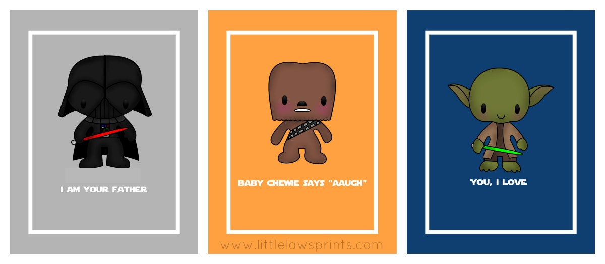 Star Wars Nursery / Toddler Prints