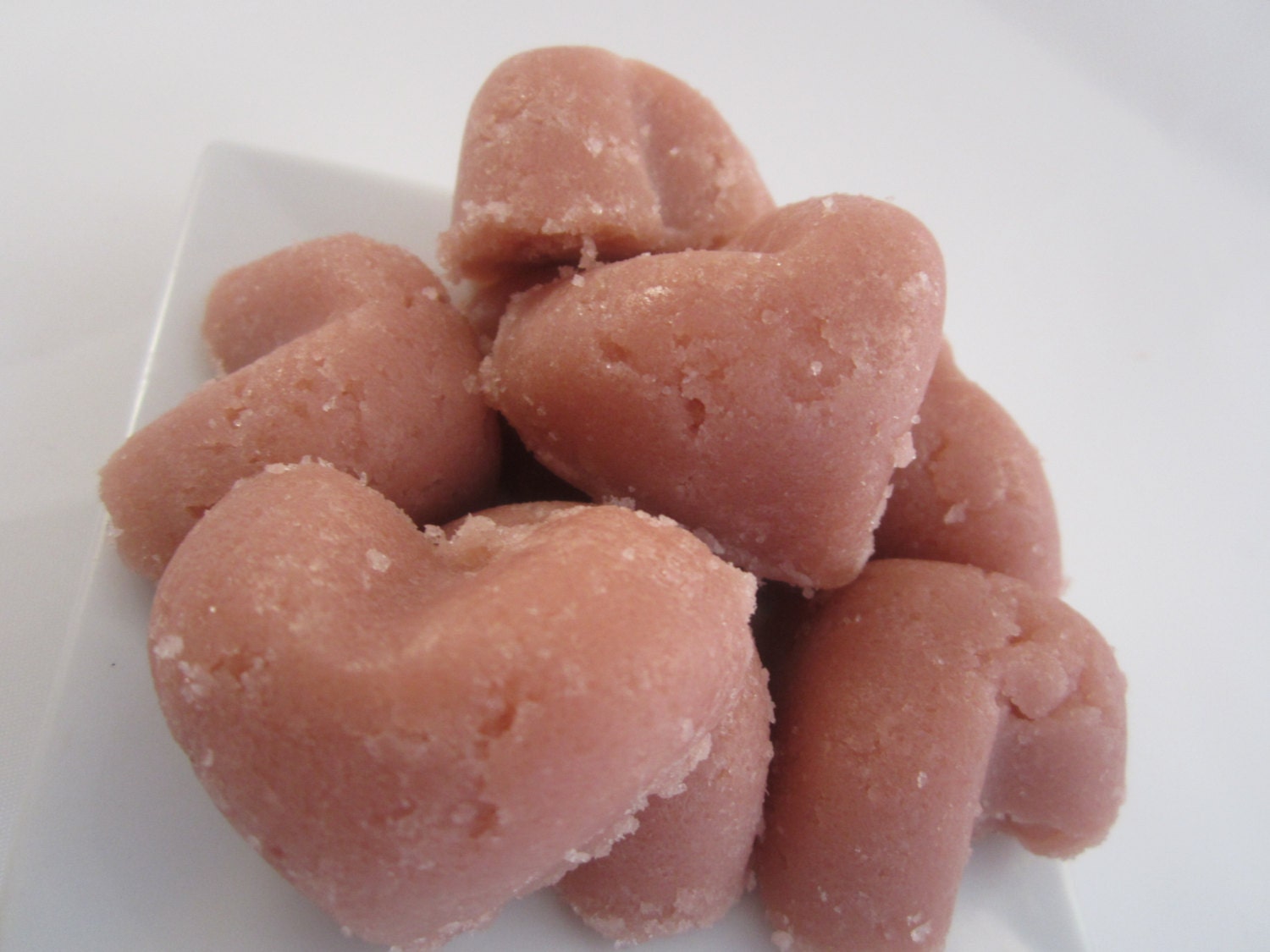 Heart Shaped Sugar Scrubs 'Romance'