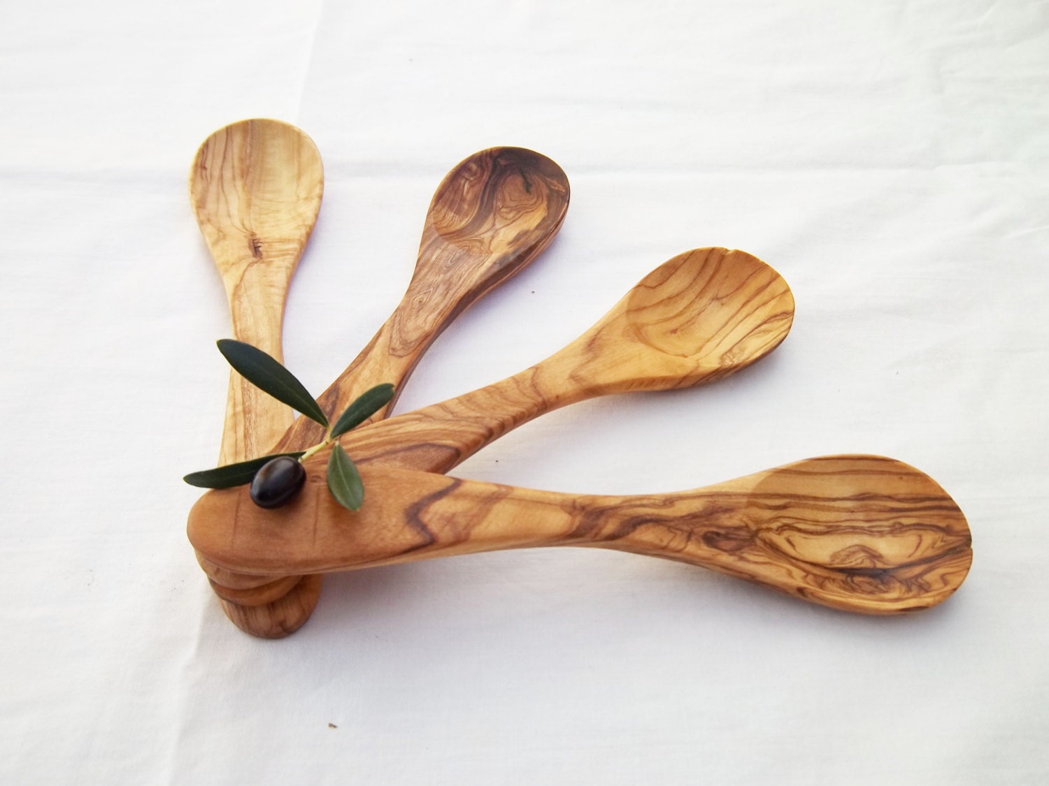 Wedding Gift, Olive wood spoon set / Cooking, Eating, Kitchen, Wooden Spoons Set