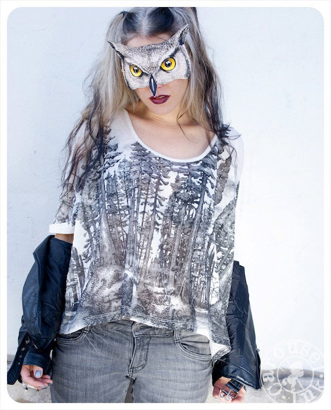 Redwood Forest Drape oversize Tshirt - One size