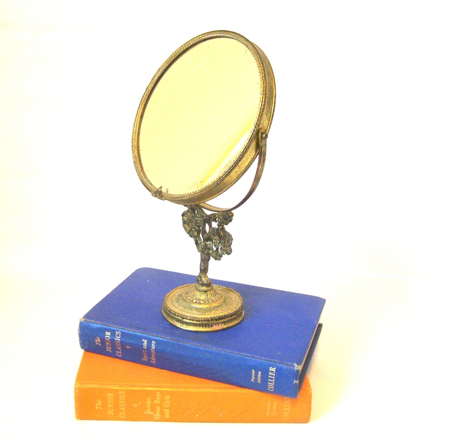 Vintage Hollywood Regency Vanity Mirror Swivel Mirror