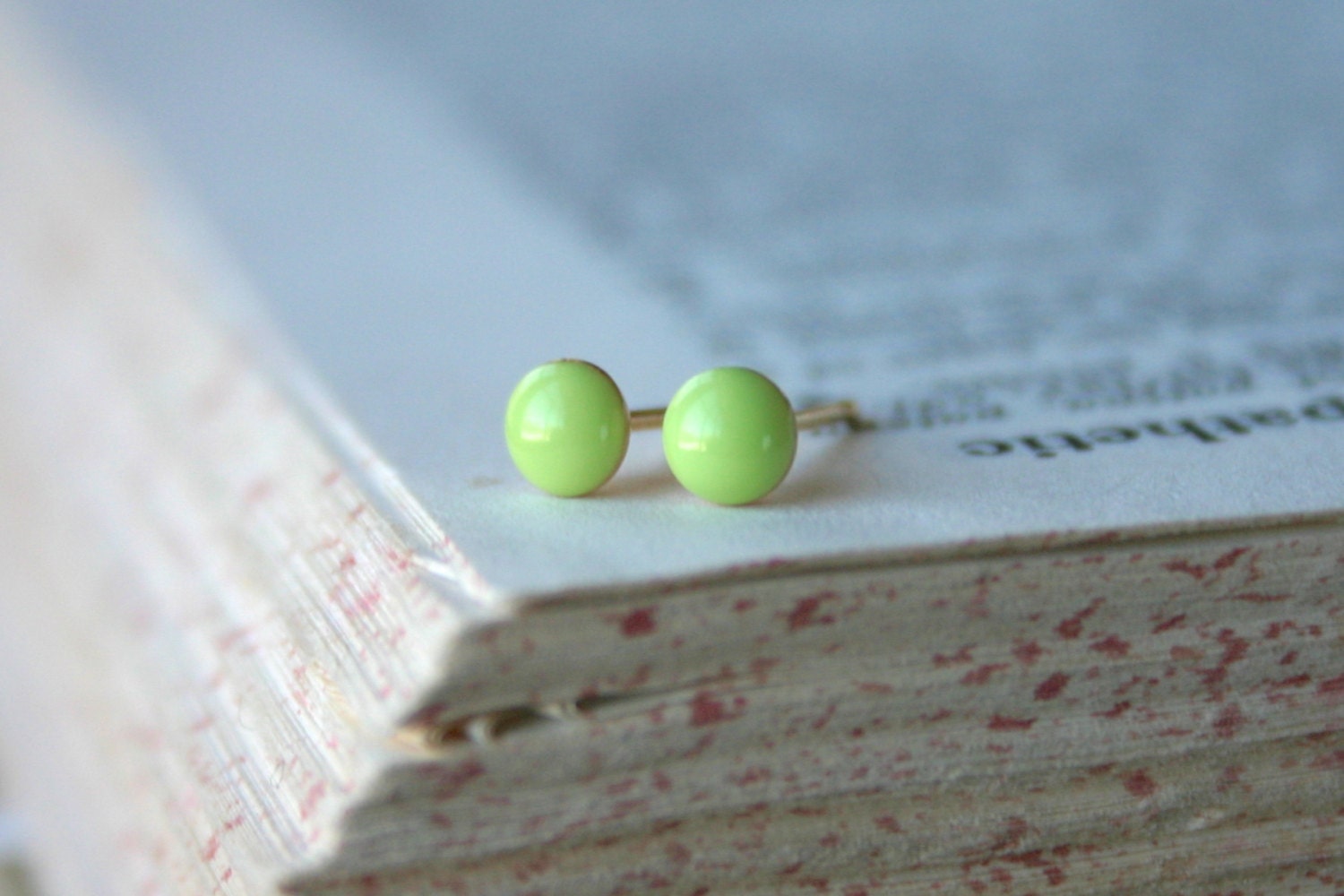 Tiny Studs - 1.5mm-4.5mm, Seven Sizes: Mint