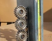 Graduation Gift Automotive Gear Steampunk Bookends Desk Accessory