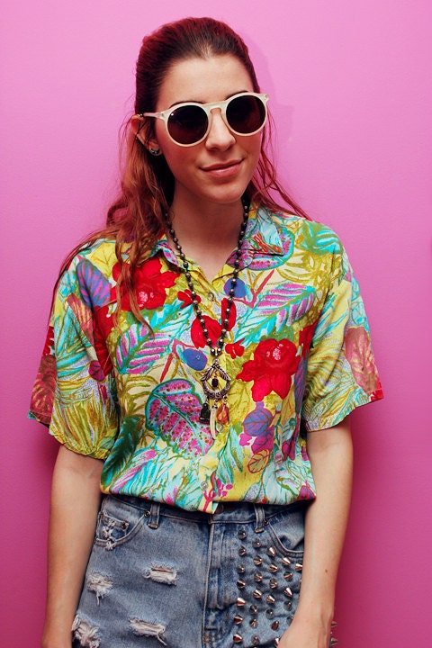Vintage Hawaiian blouse
