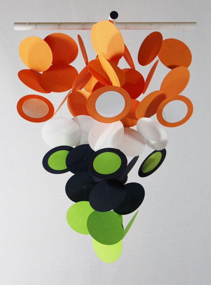 Handmade Nursery Mobile...Orange Limeade