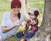 Matching Hat Set, Matching Mother & Daughter Hat Set, Newsboy Hat Set