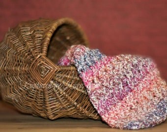 Ripple Homespun Crochet Blanket PDF Pattern