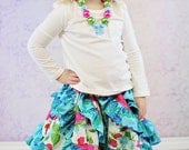 Victoria's Ruffled Swirly Skirt PDF Pattern sizes 6months to girls size 8