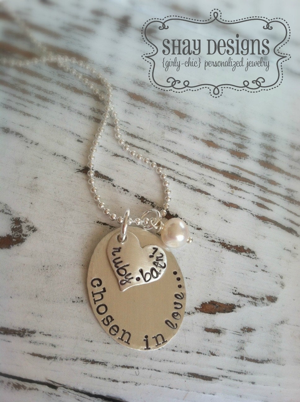 Personalized Chosen ADOPTION Necklace