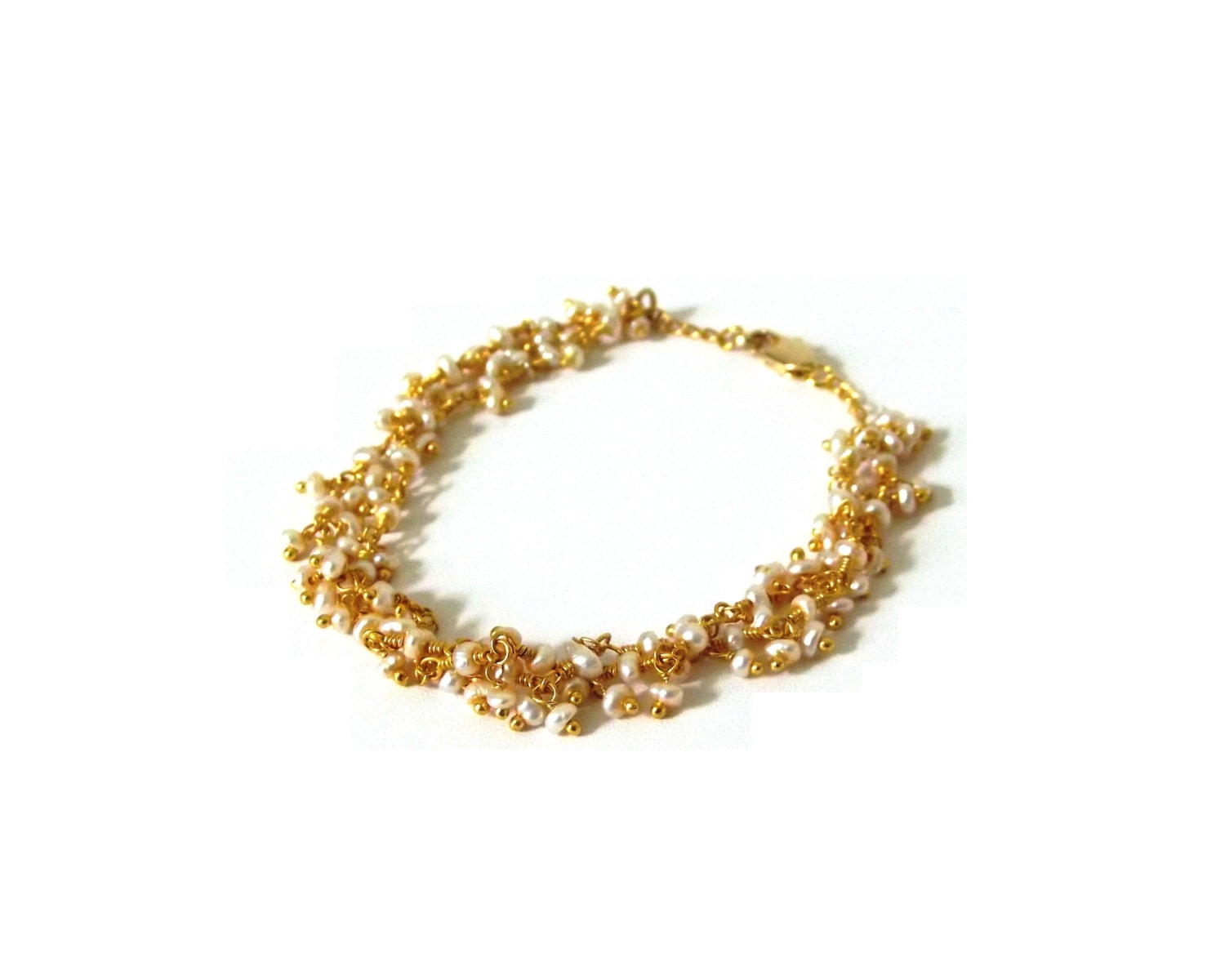 Freshwater Pearl Chain Bracelet