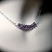 Amethyst - Carrie necklace - Purple crystal necklace - Sparkles - SJP - Bridal jewelry - Gift - Bridesmaids - February birthstone -
