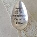 Home is wherever I'm with you - Hand Stamped Vintage Spoon - 2013 Original ForSuchATimeDesigns - For Him, For Her, Unique gift, Home