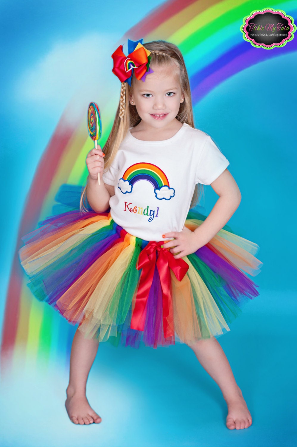 Over the Rainbow Birthday Tutu Outfit