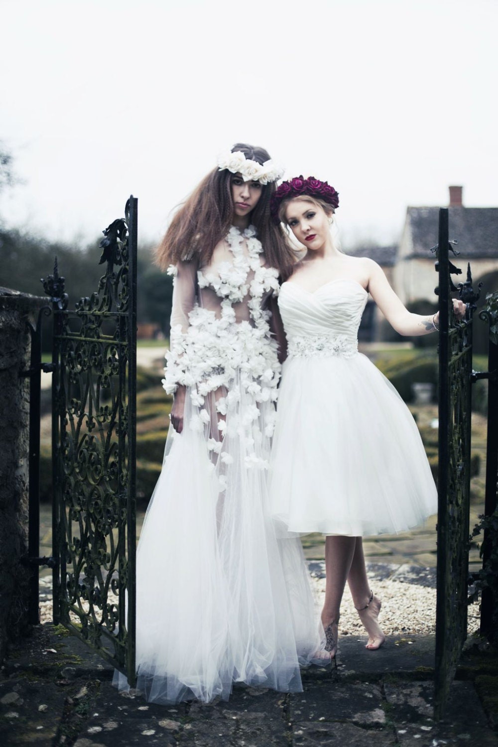 Vintage Velvet Flower Crown