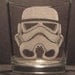 Star Wars Storm Trooper helmet inspired whiskey glass Engraved/Etched Glass "PICK YOUR STYLE"