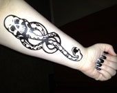 Dark Mark Temporary Tattoo (LARGE) - Death Eater Cosplay