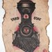 yard goat, train art, old antique locomotive, steam engine, diesel punk, coalpunk, hobo art, trains, railroad, railway