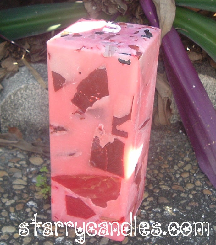 Organized Chaos Root Chakra Candle - XXL Reiki Infused with Gemstones - Handmade with Love by Starlene Breiter