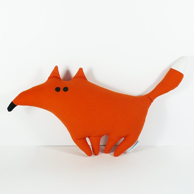 Hubert the fox plush - Free tracking shipping - Ready to ship