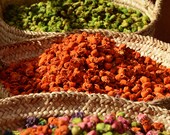 Colorful Travel Photography - Kitchen Decor, Baskets, Spices, Bright Colours, Market Photo, Fine Art Photography - True Colours