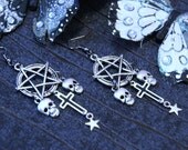 Gothic Charm Dangle Earrings