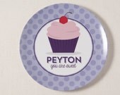 Personalized Melamine Plate - You Are Sweet / Cupcake - Inspired Kids Collection Il_170x135