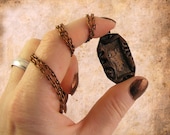 Steampunk corset pendant. Victorian style Cameo. Handmade jewelry