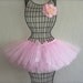 Pink Tutu for girls. Princess pink tutu. Pink Tutu with Flower. Birthday tutu. Pink Birthday Tutu. Princess Party. Sewn Tutu