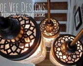 Pre-Wired 10 Pack, Custom Aluminum Lids For Mason Jar Pendant Lighting, Includes Phenolic Lamp Sockets w/ 8' Pendant Cords
