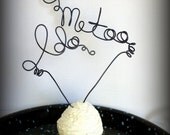 I Do Me Too Wedding Cupcake Topper, Unique Wedding Decor, Cake Decorations