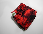 Fire Dye Bamboo One-size AIO cloth diaper