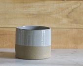 modern cup grey stoneware with grey glaze minimal rustic simple ceramic - vitrifiedstudio