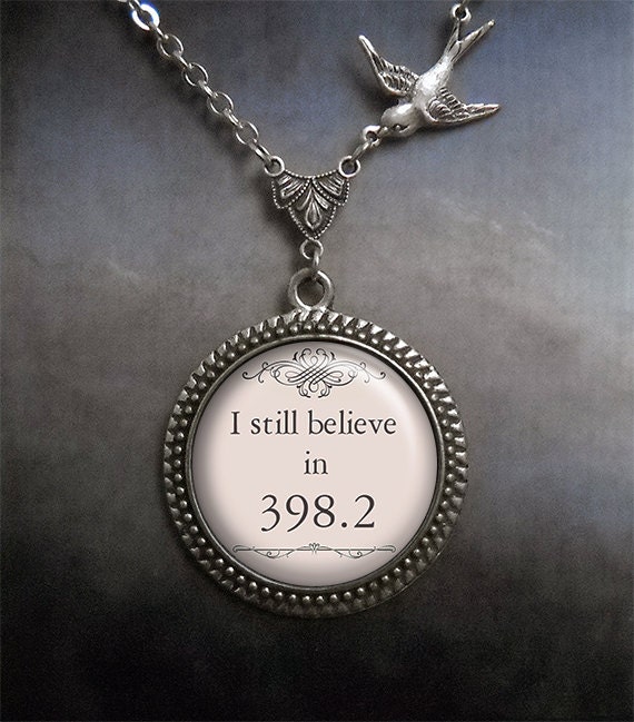 I still believe in 398.2 Fairytale necklace, fairy tale jewelry librarian gift, bridal fairy tale wedding