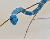 Toy Snake - Year Of The Snake - Natural Fibers - Crocheted Childs Toy Animal