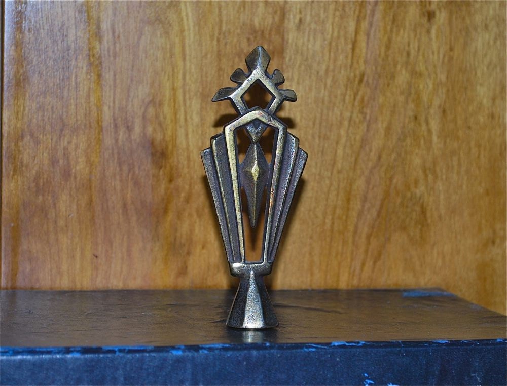 Fine Art Deco Finial Vintage Brass by GladysGlover on Etsy