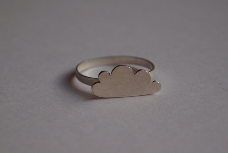 Cloud Ring. Sterling Silver.