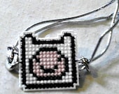 Adventure Time Inspired Bracelet Slip On Stretch Cross Stitch Bracelet