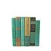 AQUA Shabby CHic Decorative Books, Book Collection, Wedding Decor, Antique Photo props, Book Decor, Interior Design, Home Decor, green