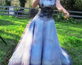 Multi Colored Gothic Wedding Gown Costume Party Dress Size 3