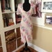 vintage 90's pastel scoop neck dress