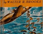 vintage kids book Freddy the Pilot by Walter R. Brooks, Freddy the Pig series, barnyard animal detective, funny farm mystery series, chapter