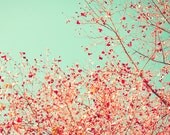 SALE, Spring decor, nursery art, mint, nursery decor, nursery prints, spring, love, photography, retro