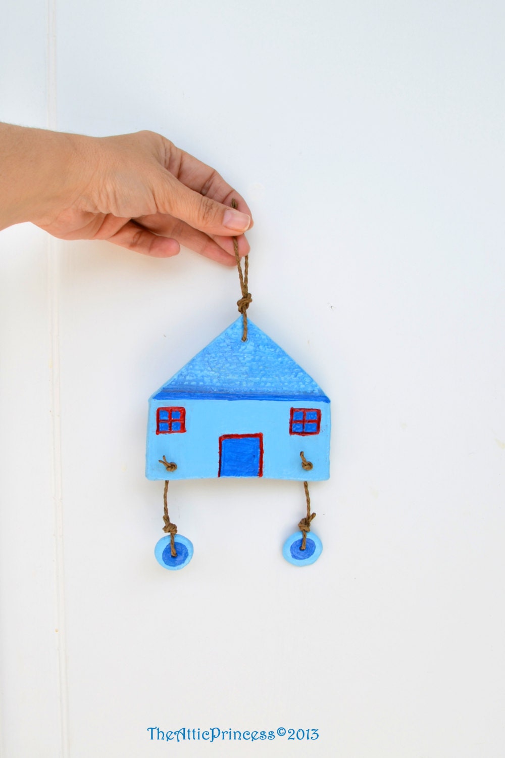 House in the Aegean ornament, spring, spring, summer home decor