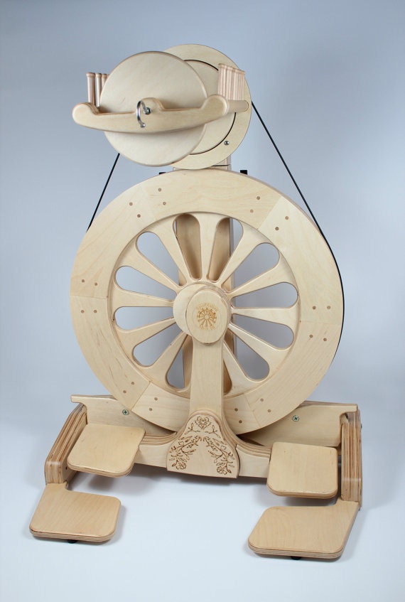 SpinOlution Mach III Spinning Wheel - finished with 3 bobbins