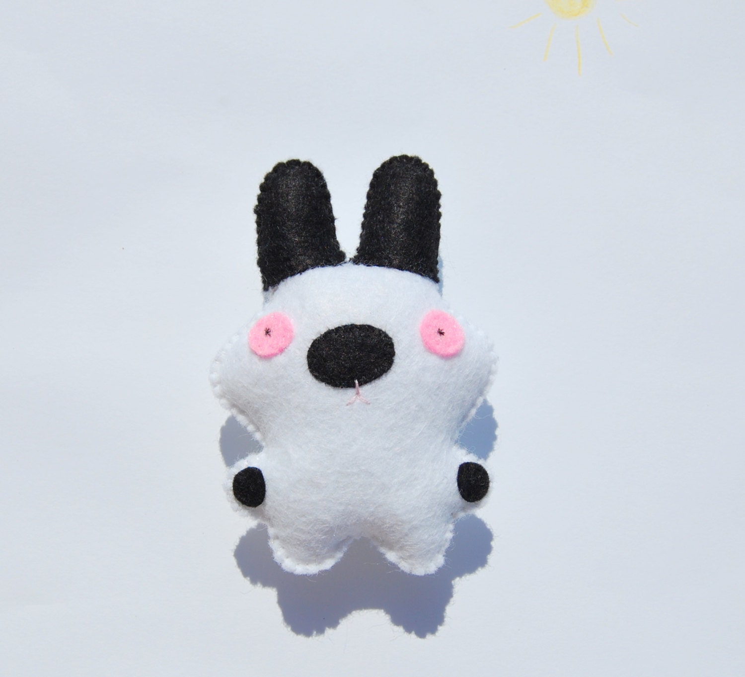 Californian rabbit cute stuffed toy doll