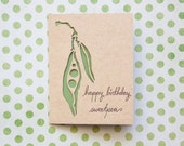 Hand Cut Birthday Card: Happy Birthday Sweetpea - JerseysFreshest