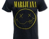 Marijuana (Nirvana / Kurt Cobain) Parody T Shirt - Graphic Tees for Men & Women