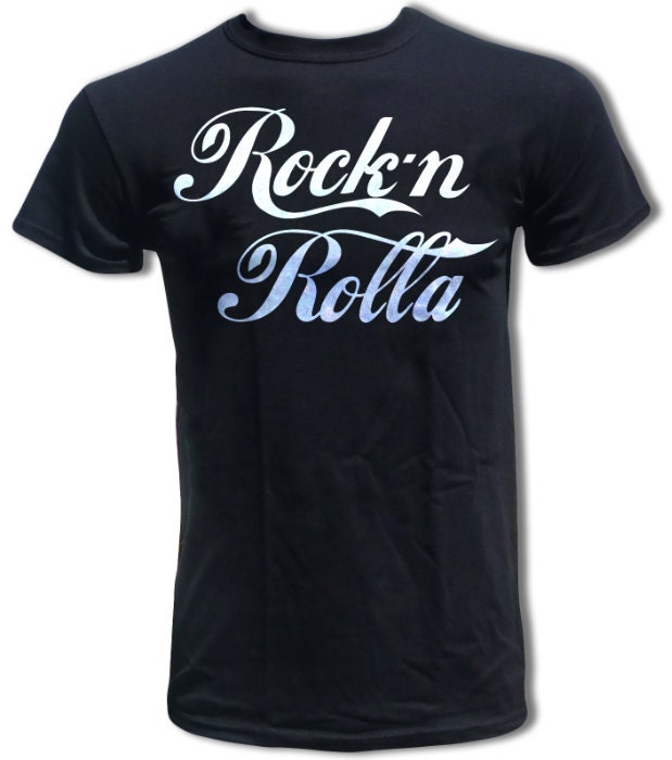 Rock n Rolla T Shirt (Coca Cola) Retro Punk Rock Tee - Graphic Tees For Men & Women